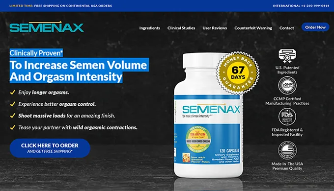 Semenax Official UK